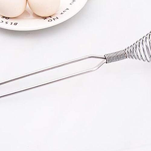 UPKOCH 2 Piezas Batidor de Huevo Manual de Acero Inoxidable Varillas de Batir Huevos Leches Repostería