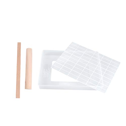 UPKOCH 4 Unids molde de turrón enrejado transparente molde de turrón diy shaqima bandeja molde conjunto turrón bandeja de azúcar que hace herramientas