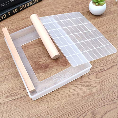 UPKOCH 4 Unids molde de turrón enrejado transparente molde de turrón diy shaqima bandeja molde conjunto turrón bandeja de azúcar que hace herramientas