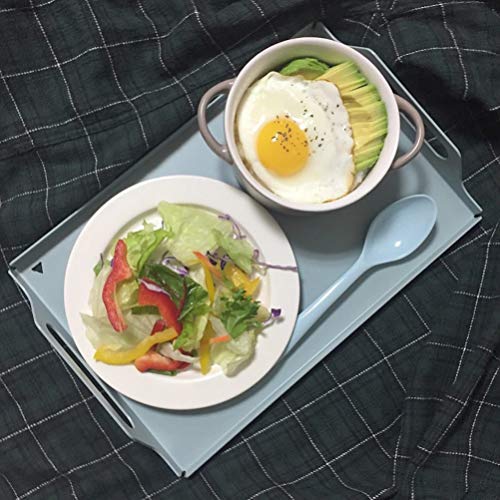 UPKOCH Bandeja para Servir Comida Bandeja para Servir Platos para Servir Pizarra Rectangular Bandeja para Servir Cena Desayuno Exhibidor Bandeja Vajilla para Restaurante Cocina Tamaño S (Verde)