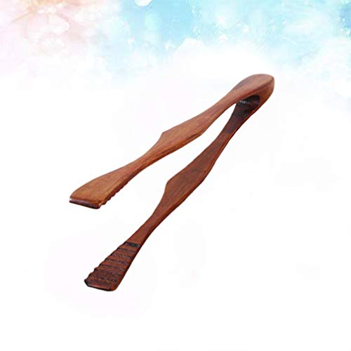 UPKOCH Pinzas para Servir de Madera Pinzas para Pan Pinzas para Tostadora Pinzas para Ensalada Pinzas para Cocinar para El Hogar Cocina Fiesta Buffet Catering