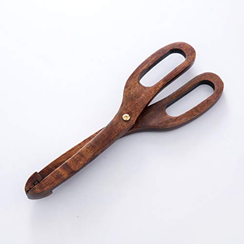 UPKOCH Pinzas para Servir de Madera Pinzas para Pan Pinzas para Tostadora Pinzas para Ensalada Pinzas para Cocinar Tijeras para Cocina en Casa Fiesta Buffet Catering