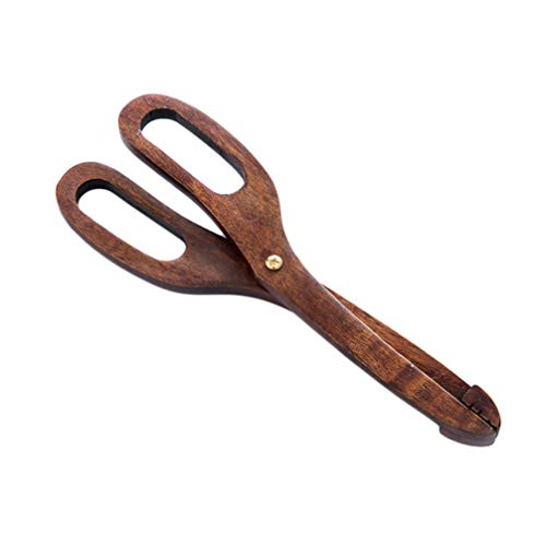 UPKOCH Pinzas para Servir de Madera Pinzas para Pan Pinzas para Tostadora Pinzas para Ensalada Pinzas para Cocinar Tijeras para Cocina en Casa Fiesta Buffet Catering
