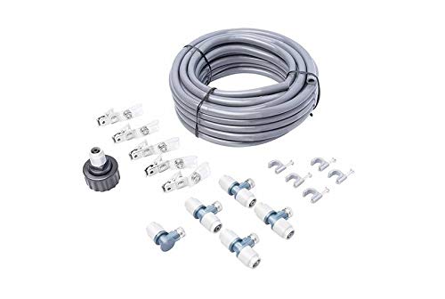 UPP® sistema de refrigeración y riego por pulverización de agua I kit de nebulización de agua, enfriamiento por evaporación I generador de niebla, enfria ambientes y refresca en verano
