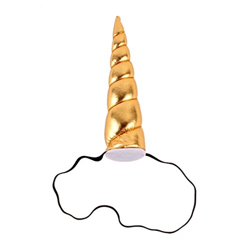 Upxiang - Diadema para niños y niñas, precioso diseño de cuerno de unicornio, para Halloween, Navidad y fiesta de cumpleaños, tocado decorativo
