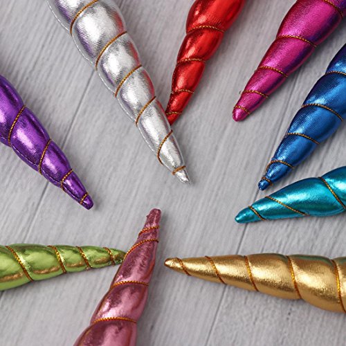 Upxiang - Diadema para niños y niñas, precioso diseño de cuerno de unicornio, para Halloween, Navidad y fiesta de cumpleaños, tocado decorativo
