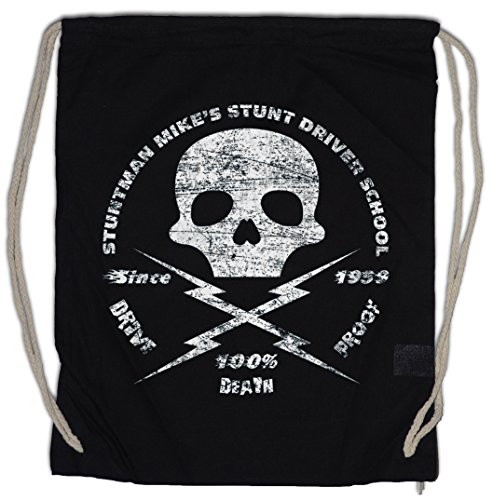 Urban Backwoods Stuntman Mike Vintage Bolsa de Cuerdas con Cordón Gimnasio Quentin Death Film Jungle Tarantino Proof Julia