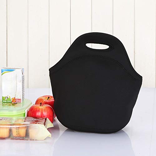 URIBAKY * Bolsa TéRmica Comida Portadora De Alimentos Bolsa De Almuerzo Aislada para Hombres Mujeres Que Trabajan O Estudian, Color SóLido