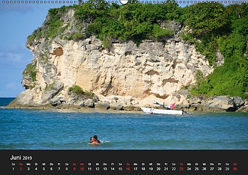 Urlaub in der Dominikanischen Republik (Wandkalender 2019 DIN A2 quer): Relaxen in der Karibik (Monatskalender, 14 Seiten )