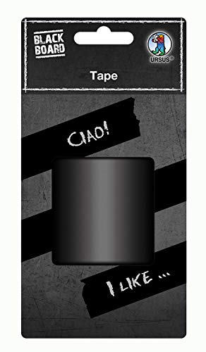 Ursus 42820000 Pizarra Protectores Tape, Negro Mate, Aprox. 50 Mm X 5 M