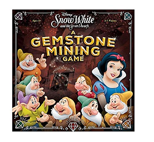 USAopoly- Snow White Disney Blancanieves y los Siete Enanos: un Juego de minería de Piedras Preciosas, Multicolor (USOQZ004494)