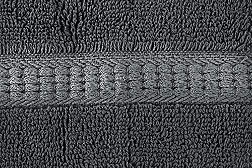 Utopia Towels - 12 Toallitas de algodón (30 x 30 cm, Gris)