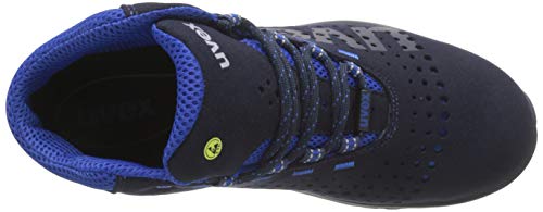 Uvex 1 Bota de Seguridad S1 SRC | Zapato Profesional de Trabajo | Punta Antiaplastamiento de Composite | Azul