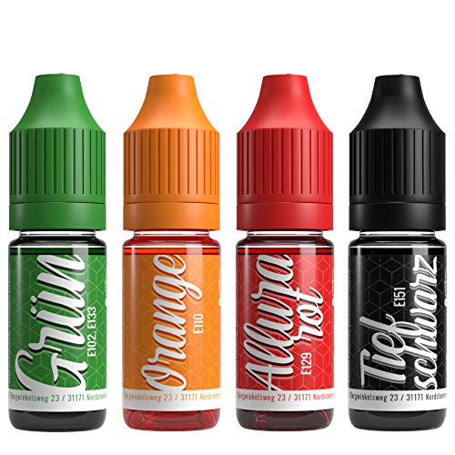 V2 Colorante alimentario de vaina extremadamente concentrado, líquido para colorear bebidas, masas, coberturas y todos los demás productos alimenticios Set Halloween