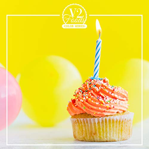 V2 Vape Colorante alimentario de vaina extremadamente concentrado, líquido para colorear bebidas, masas, coberturas y todos los demás productos alimenticios Naranja