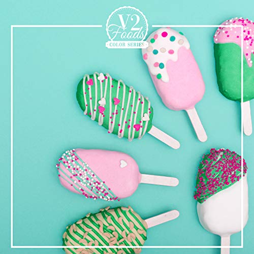 V2 Vape Colorante alimentario de vaina extremadamente concentrado, líquido para colorear bebidas, masas, coberturas y todos los demás productos alimenticios Verde pino