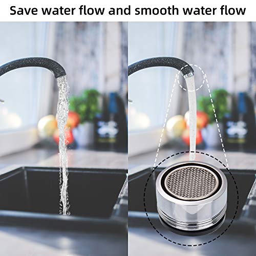 VABNEER 5 piezas Filtro grifo de accesorios de grifo Difusor Filtro grifo de ahorro de agua con junta Para cocina y baño