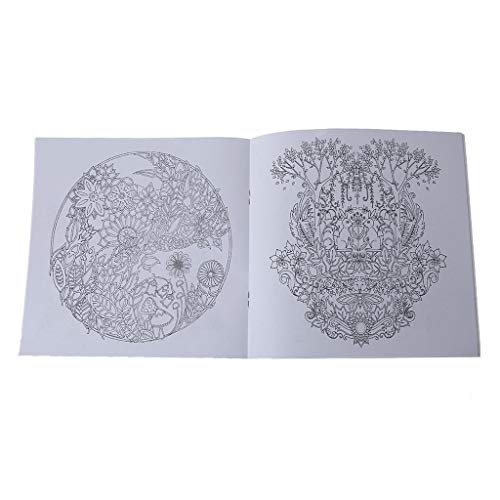 VAILANG Nuevo Libro de Caza del Tesoro y Tinta para Colorear de Johanna Basford