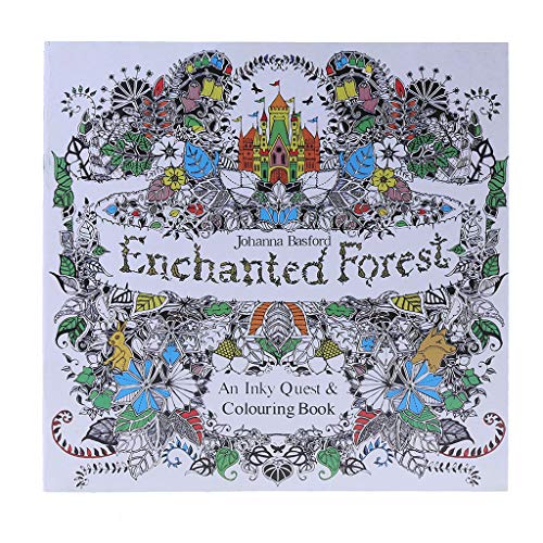 VAILANG Nuevo Libro de Caza del Tesoro y Tinta para Colorear de Johanna Basford