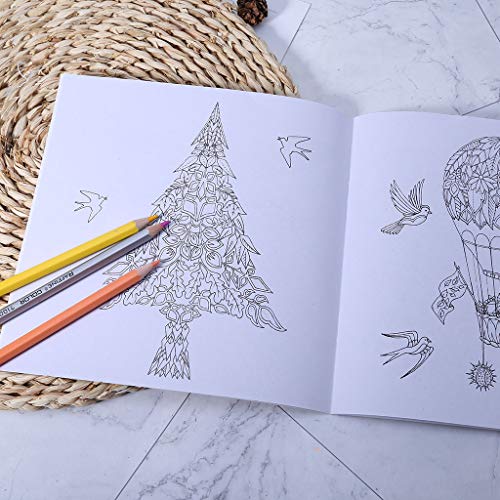 VAILANG Nuevo Libro de Caza del Tesoro y Tinta para Colorear de Johanna Basford