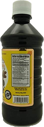 Vainilla pura Suchiate (medio litro) 16 oz | Vainilla Mexicana para hornear y postres | Hecho con Vainilla Real | Vainilla Mexicana
