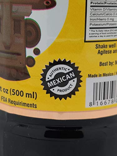 Vainilla pura Suchiate (medio litro) 16 oz | Vainilla Mexicana para hornear y postres | Hecho con Vainilla Real | Vainilla Mexicana