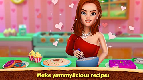 Valentine Love Cake Maker 3D - Real Cook Game