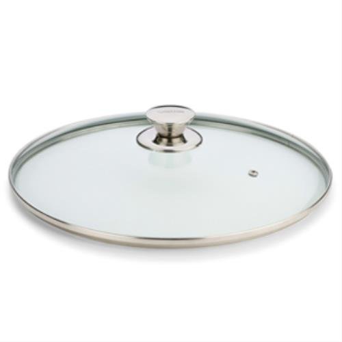 VALIRA 4908/ TAPA VIDRIO 40 CM POMO INOX, Transparente