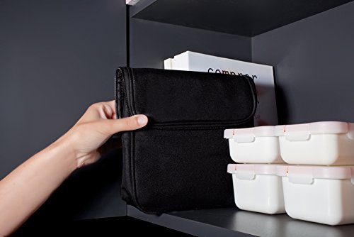Valira Bolsa Porta Alimentos, Tela, Compact, Negro, centimeters