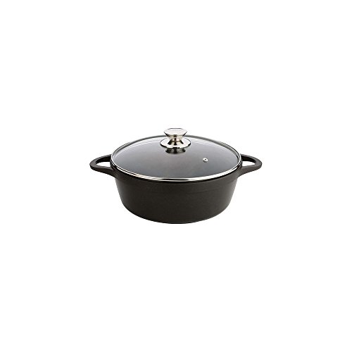Valira Cazuelas - Cazuela Premium de 20 cm alta hecha en España, aluminio fundido con antiadherente reforzado, apta para inducción, incluye tapa y asas