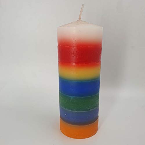 Valmoni Sport Velón 7 Arcángeles Siete Colores 7 Aromas 7 Días 7 Noches Vela Ritual Petición Poderoso Pedir Invocar Arcángel