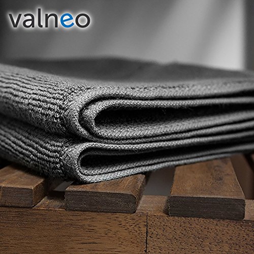 valneo Alfombra de baño en Antracita Gris tamaño: 50 x 70cm 650 g/m² Alfombra de baño Alfombrilla de baño
