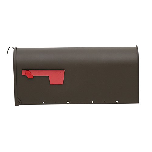 Vamundo ELITE - Buzón de acero, diseño de buzón americano, color bronce, tamaño T1