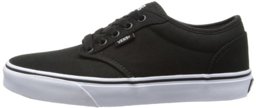 Vans Atwood, Sneaker para Hombre, Negro (Black/White Canvas 187), 44 EU