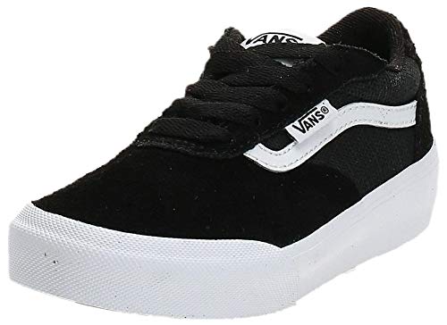 Vans Palomar, Sneaker Unisex niños, Negro ((Suede/Canvas) Black/White Iju), 35 EU