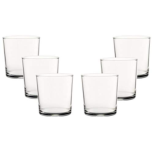Vaso de Pinta 36cl, Corte Caliente, 6 uds. Vajilla Elegante y Moderna Set de 6 - Hogar y Más