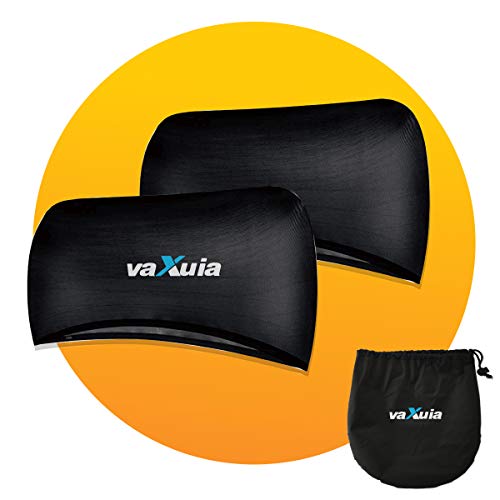 VAXUIA Parasol Coche Bebe-Parasoles Ventana Lateral Trasera Para Bebés, Niños y Mascotas Doble Tejido para Máxima Protección contra Rayos UVA-Pack de 2 unidades