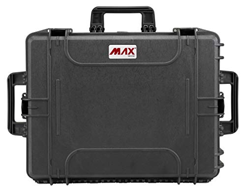 Velleman HC540SH245 Maleta Rígida con Espuma Alveolar, Negro, 594 x 473 x 270 mm