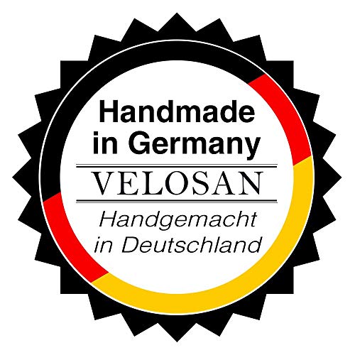 Velosan Wok de hierro fundido Friedrich de agosto II. - Sartén de hierro fundido de 32 cm con esmalte.