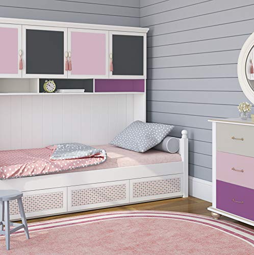 Venilia Puderrosa Adhesiva Uni Matt Polvo de Color Rosa Decorativa Lámina para Muebles Papel Pintado Autoadhesivo, sin ftalatos, 45 cm x 2 m, 54353, Vinilo