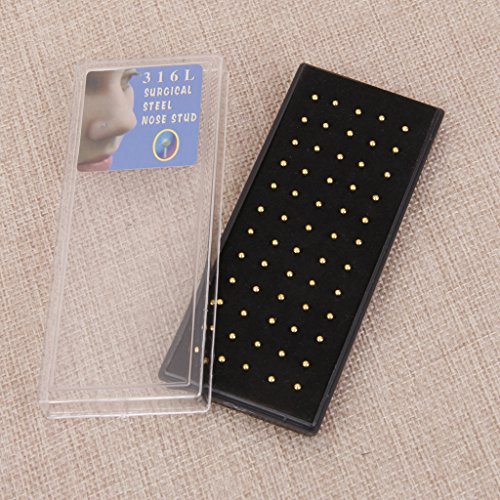 Venta Al por Mayor 120 Piezas De Bola De Plata Bola Bar Hueso Nariz Stud Anillos Piercing del Cuerpo