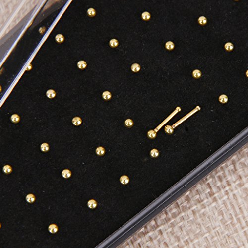 Venta Al por Mayor 120 Piezas De Bola De Plata Bola Bar Hueso Nariz Stud Anillos Piercing del Cuerpo