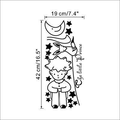 Venta caliente El Principito de la Luna Estrellas Etiqueta de La Pared Arte Vinilo Bebé Niños Dormitorio Decoración Tatuajes de Pared Cita Tatuajes de Bebé Nursery Decor