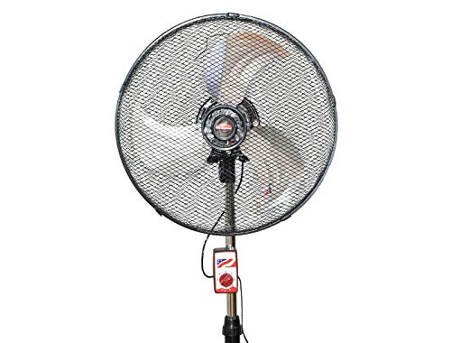 VENTILADOR DE PIE INDUSTRIAL GIRATORIO 115W 3 VELOCIDADES 18'' PULGADAS GARANTIA