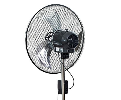 VENTILADOR DE PIE INDUSTRIAL GIRATORIO 115W 3 VELOCIDADES 18'' PULGADAS GARANTIA