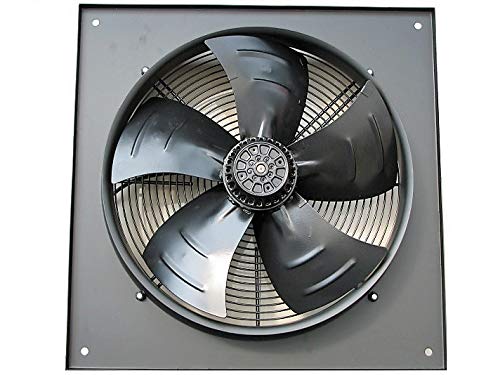 Ventilador extractor industrial comercial de 500 mm, resistente, 240 V para almacén, restaurante, garaje, cocina, etc.