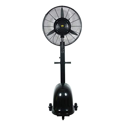 Ventilador Nebulizador Ventilador de Pedestal del Ventilador del nebulizador Enfriador de Aire por evaporación Oscilador/Rotativo o Estático con 3 configuraciones de Velocidad Ventilador de humidi