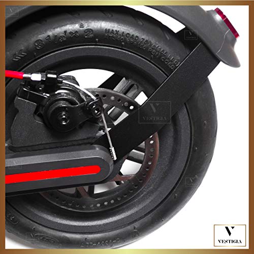 Vestigia® - Soporte de Aluminio para Guardabarros de Xiaomi M365 / Pro Scooter, Kits de Modificación, M365 Accesorios, Patinete Electrico, Accesorios Xiaomi Mijia M365 Pro (Negro)