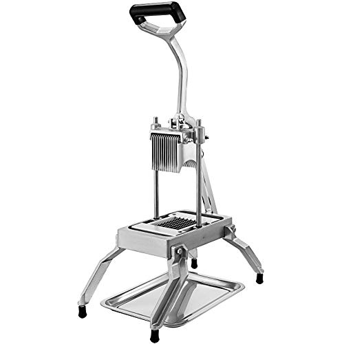 VEVOR Cortadora Comercial de Verduras 0.64 CM Cortadora de Verduras Industrial Cortadora Vegetal Comercial Cortador para Verduras en Rodajas Cortador Manual de Frutas y Verduras