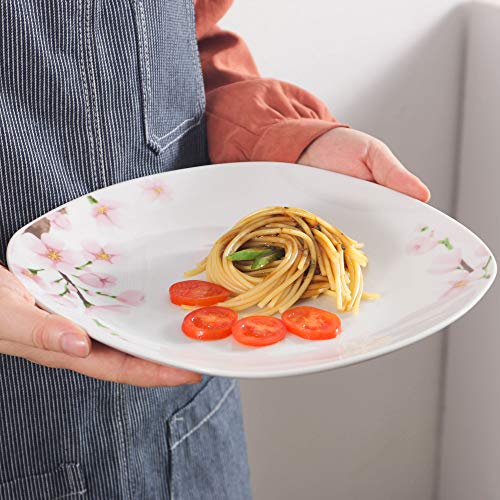 VEWEET Annie Juego de Vajilla 44 Piezas con 8 Platos Llanos, 8 Platos de Postre, 8 Tazas, 8 Cuenco, 8 Hueveras Platillos y 4 Ensaladera